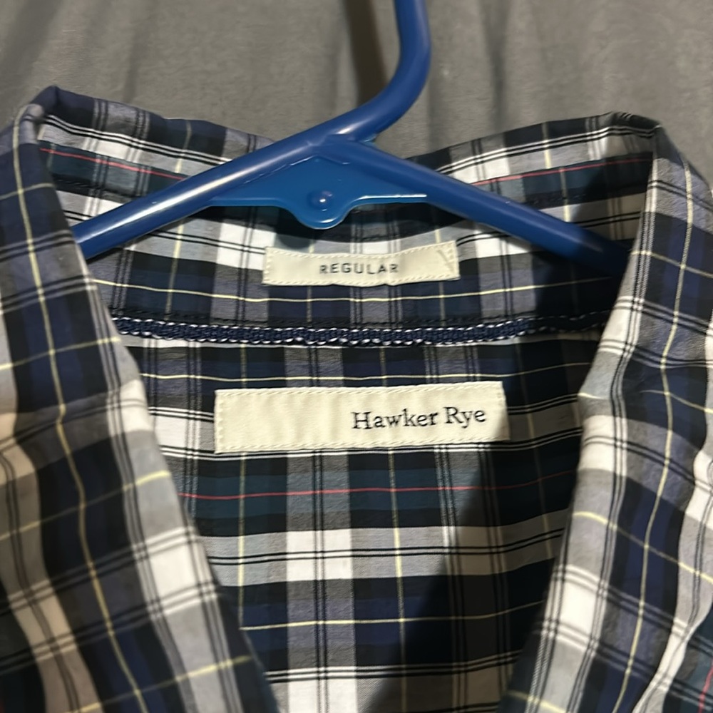 Large Hawker Rye button up, regular, - Picture 2 of 3